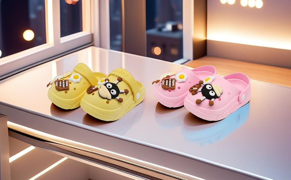 Toddler Sandals Girls Clogs Kids Slide Sandals Boys Shoes