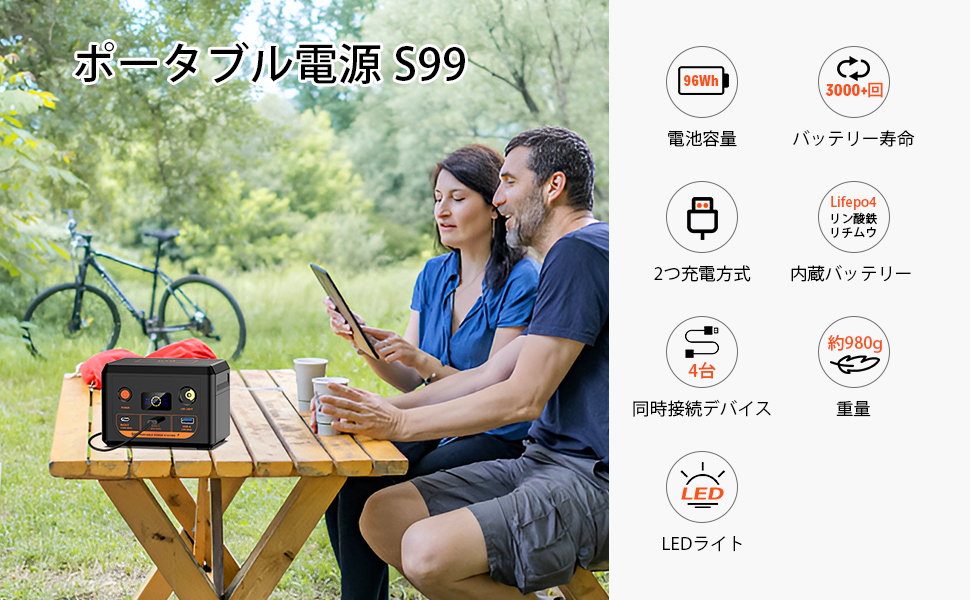 ポータブル電源 96Wh 30000mAh Amazon.co.jp: ポータブル電源 96Wh/30000mAh 大容量 ぽーたふる