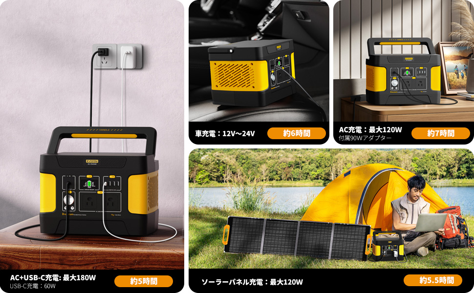ポータブル電源-515Wh/160938mAh新品未使用 Amazon.co.jp: EEIVOL ポータブル電源 リン酸鉄リチウム 515Wh