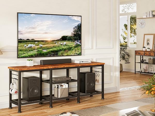 Amazon.com: Furologee TV Stand for TVs up to 55 Inch