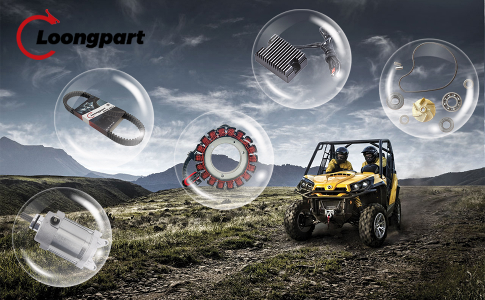 LOONGPART 422280654 HighPerformance Drive Belt Compatible with CanAm Maverick X3