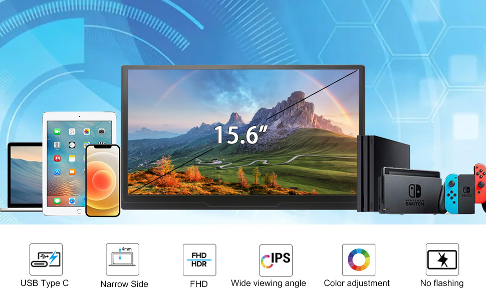 15.6 portable monitor