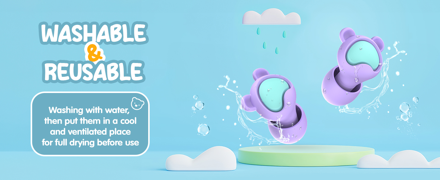 kids silicone ear plugs