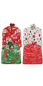 8 Jumbo Christmas Giant Goody Gift Bags