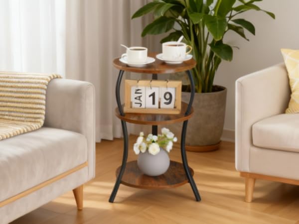 IDEE 丸テーブル コーヒーテーブル サイドテーブル Amazon.co.jp: テーブル サイドテーブル 丸テーブル ミニ