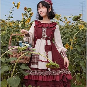 【柴呼呼】いちごポポ 赤 水玉 かわいい ロリータワンピース 豪華4点 甘ロリ 新品未使用 可愛い苺柄 ロリータワンピース JSK 甘ロリデザイン