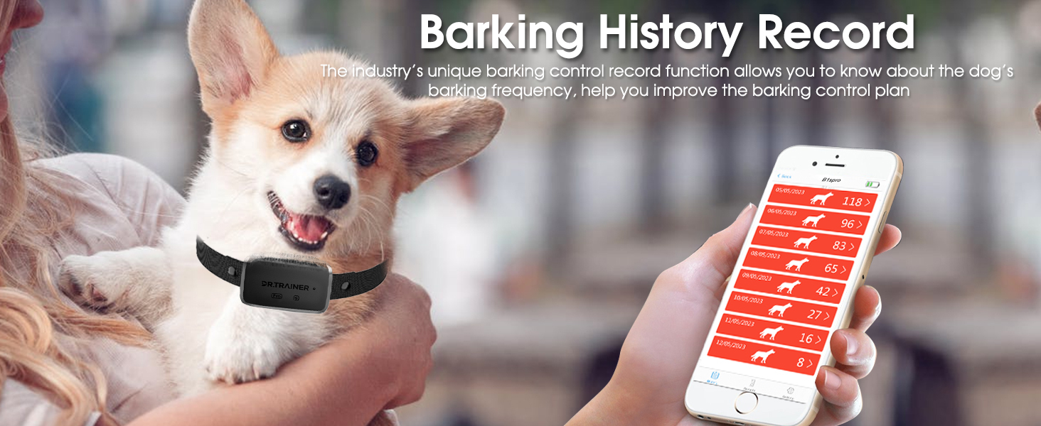 Dr.Trainer Bark Collar with APP&Watch Control