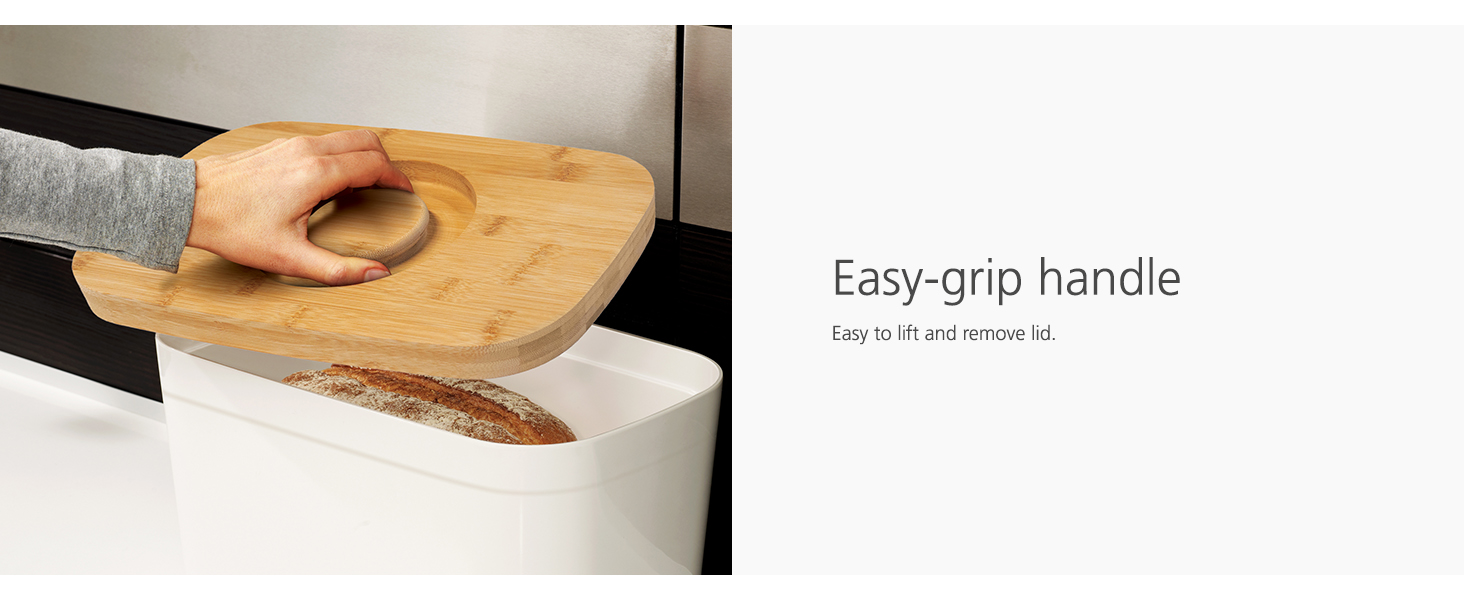 Joseph Joseph Bread Bin with Removable Bamboo Chopping Board Lid