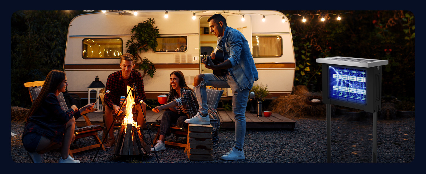 solar powered mosquito zapper