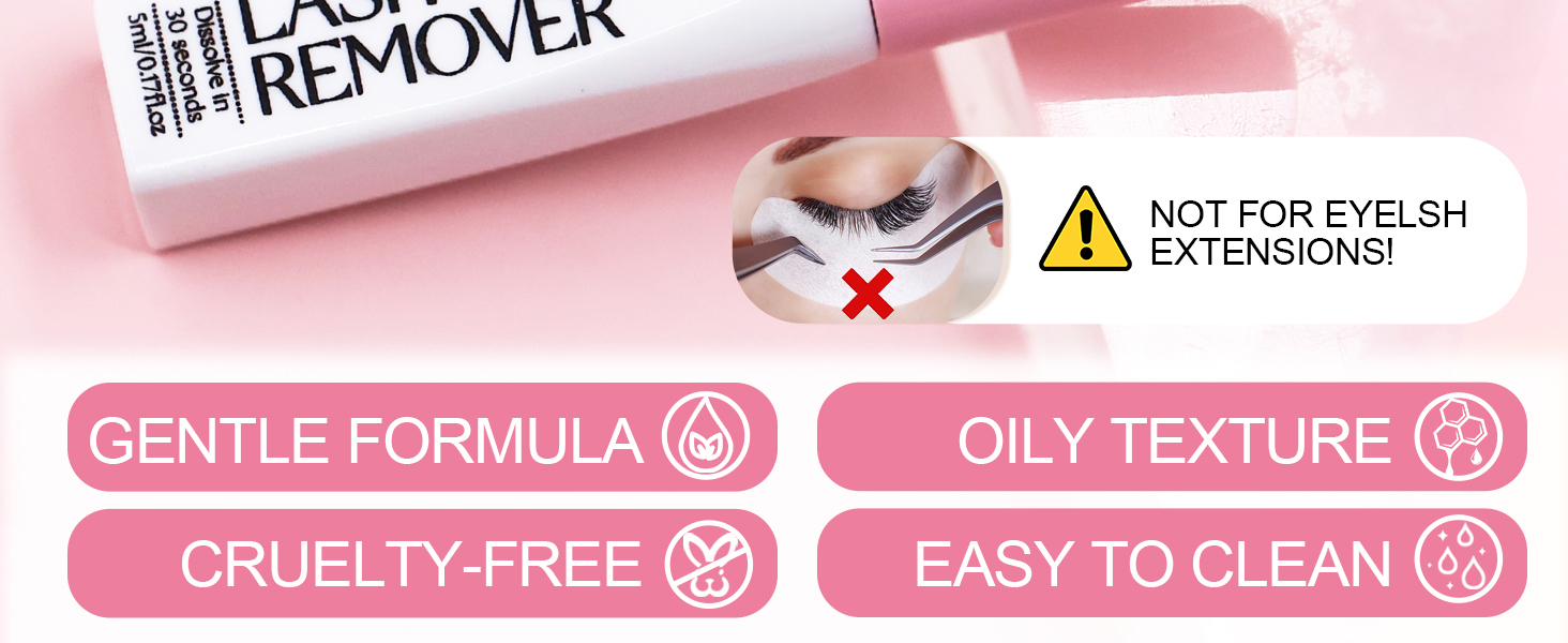 CLUSTER EYEASH REMOVER