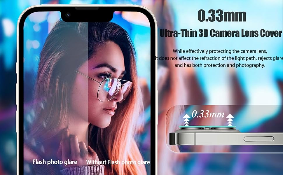 TQLGY Compatible with iPhone 14 Pro Max Screen Protector, Tempered