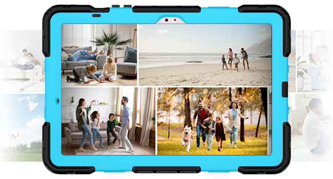 Samsung Galaxy Tab S10 FE / S9 / S9 FE 5G Tablet Case Protective with Screen Protector