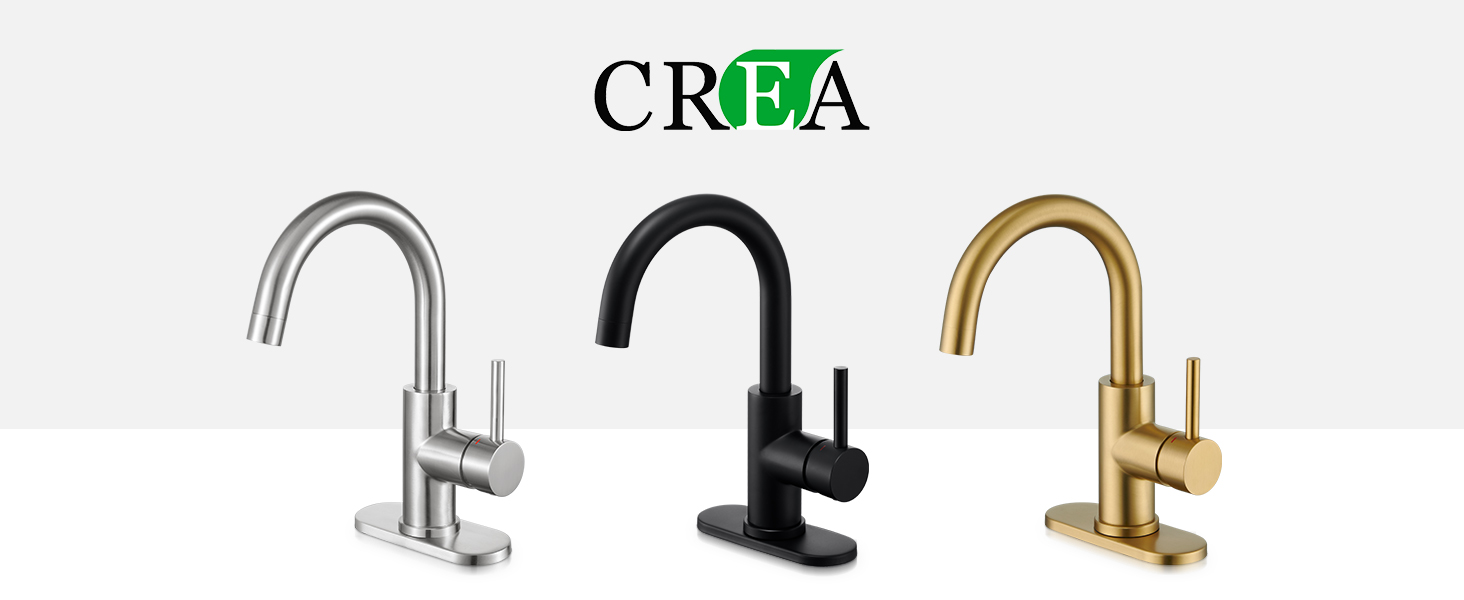 CREA Bar Sink Faucet, Prep Sink Faucet, Small Kitchen Sink Faucet Bathroom Faucet Pre Wet Mini