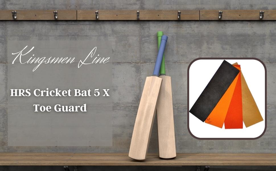 Buy HRS Rubber Cricket Bat 5 X Toe Guard (by Kingsmen Line) Online at