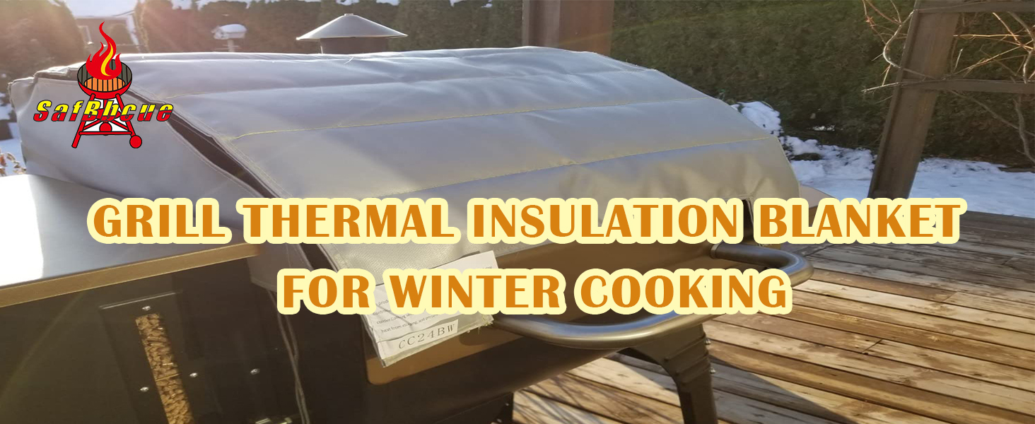 SafBbcue 67342 BBQ Grill Thermal Insulation Blanket for