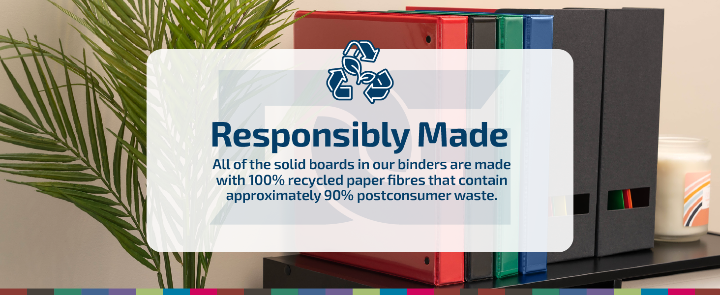 Easyview Premium, 2Inch Mini Binder, 8.5"x5.5", 3Ring Binders for