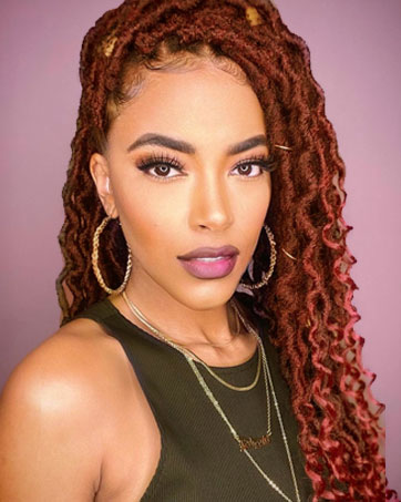 goddess locs crochet hair, faux locs, faux locs crochet hair, crochet locs,curly crochet hair