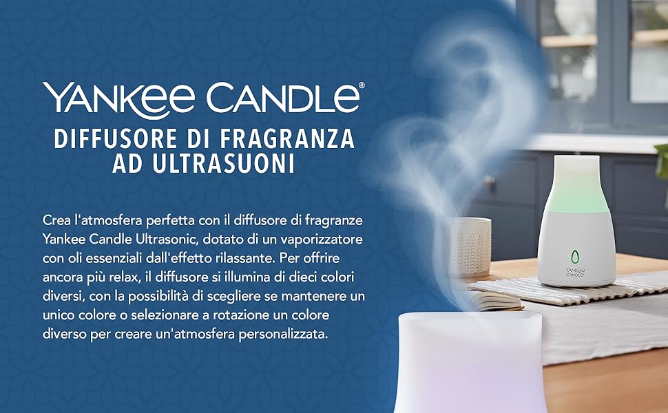 Yankee Candle Kit base Diffusore di fragranza ad ultrasuoni Olio all