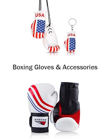boxing gloves and mini boxing gloves keychain