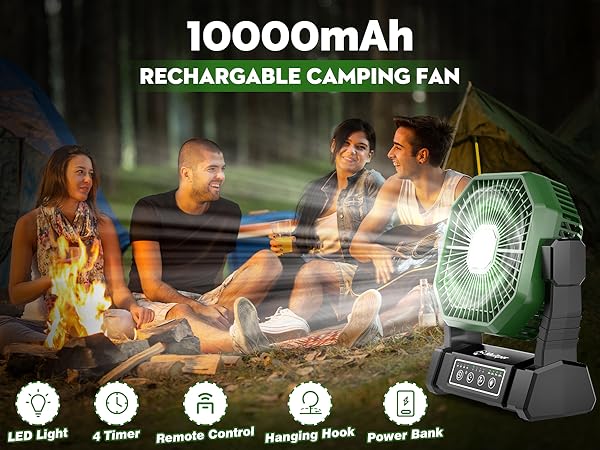 camping fan tent
