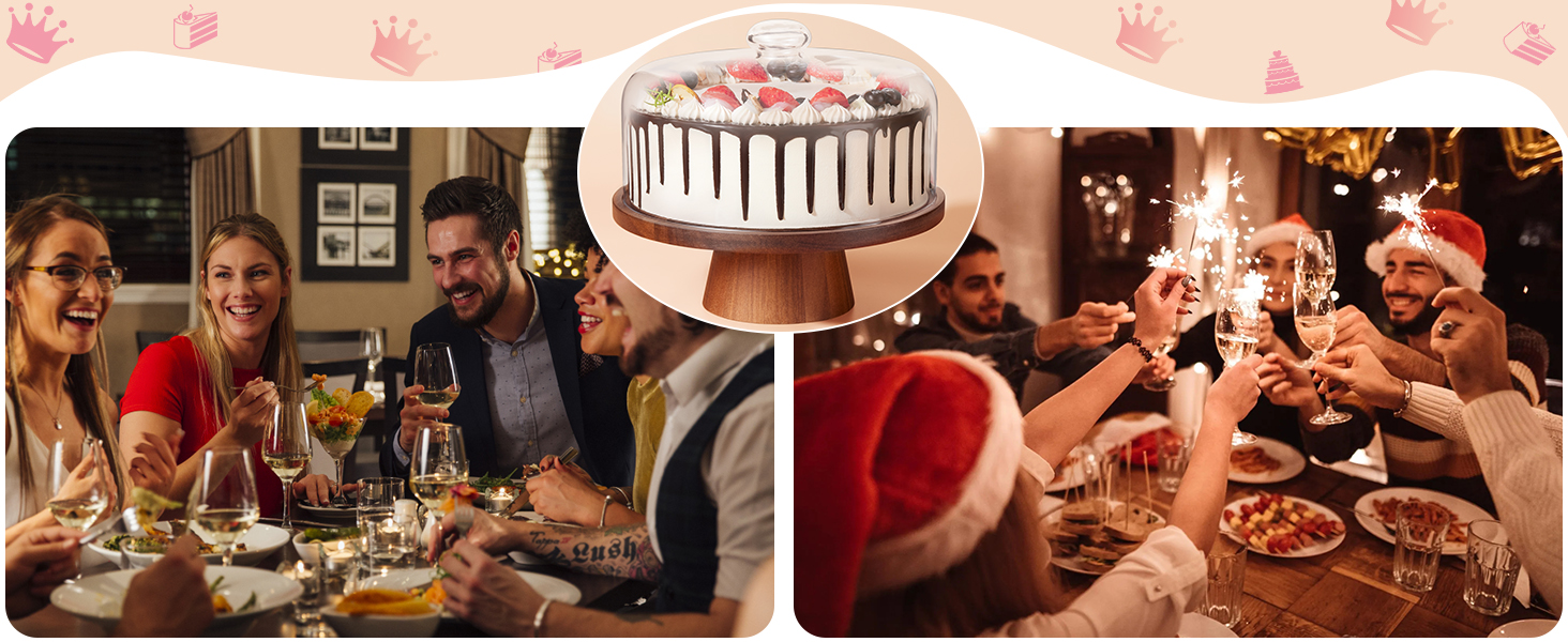 Cake Stand Cake Holder with Cover Charcuterie Board cupcake stand Donut Stand Veggie Tray