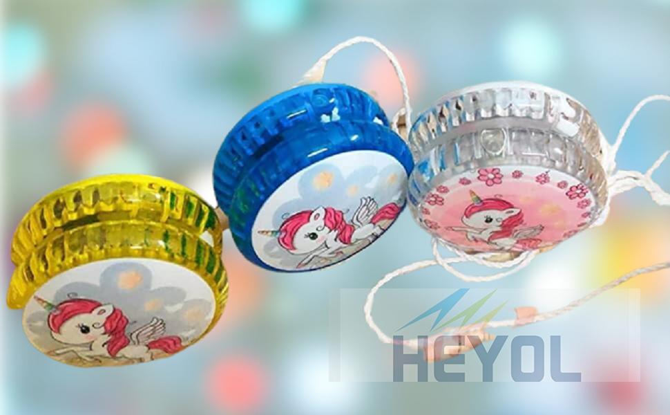 HEYOL Plastic Yo Yo Ball Yo Yo Ball for Girls/Flashing led Glow Light