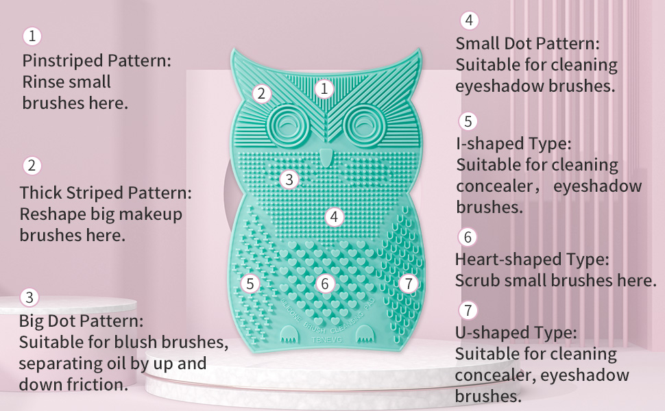 suitable for cleaning all kinds of makeup brushes