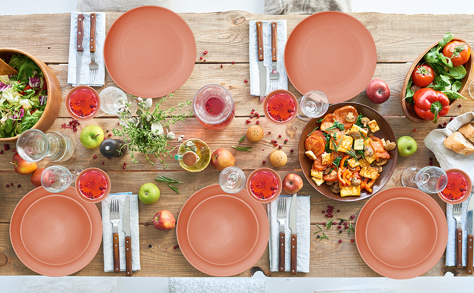 Plastic Plates and Bowls Sets