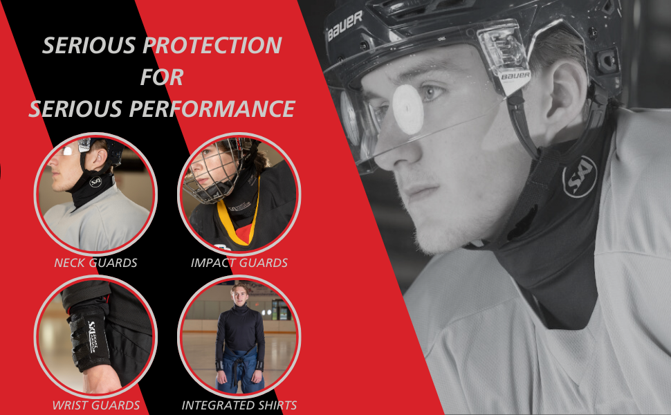 Skate Armor CutResistant Neck Guard with Removable Impact