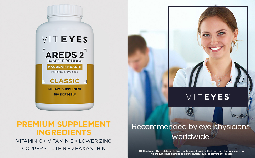 Viteyes AREDS 2 Classic Macular Health Formula Softgels