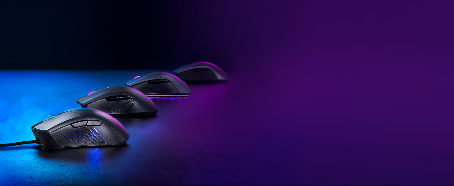 ROG Gladius III Ratón Gaming asimétrico (26 000 DPI, 1 de desviación
