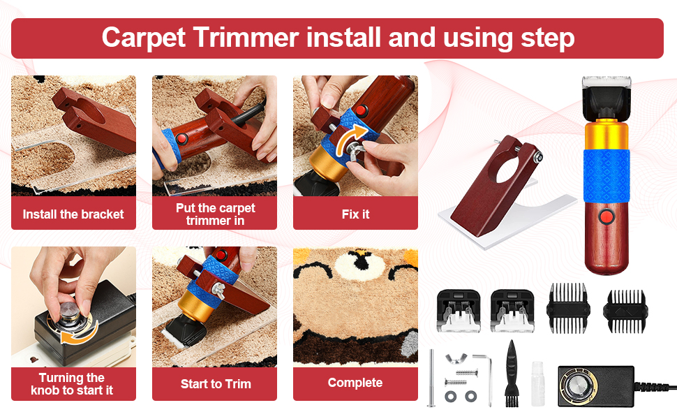 Tufting Gun with Carpet Trimmer Kit Tufting Gun Starter