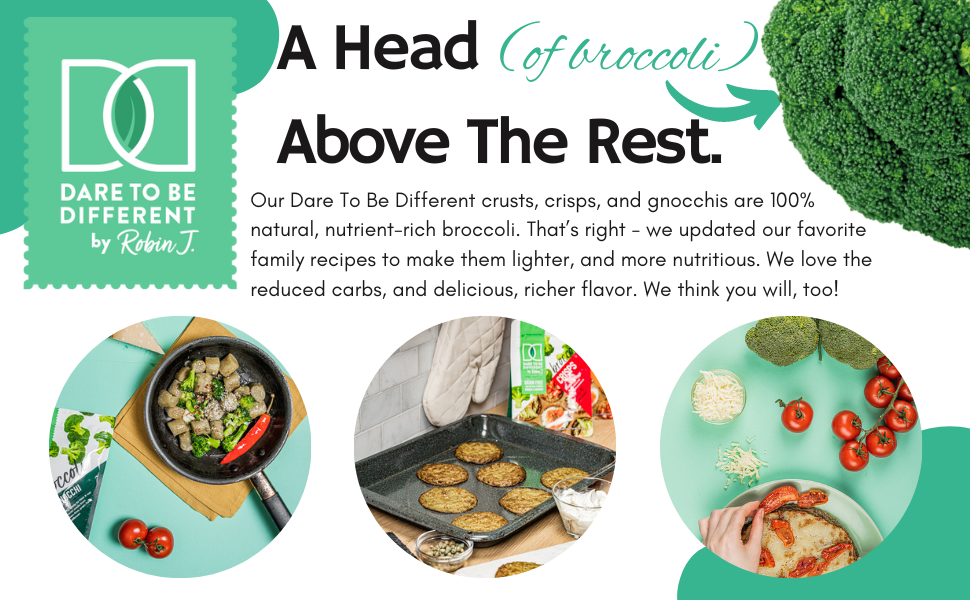 Dare to Be Different Frozen Broccoli Pizza Crust Gluten