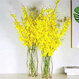 ガラスの花瓶 金箔 Amazon.co.jp: iikuru 花瓶 2個 セット おしゃれ ゴールド