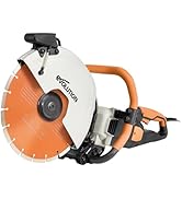 Evolution R14DCT 14” Electric Concrete Saw | High-Torque 20A Motor | 5-1/8” Cut Depth | Auto ON/O...