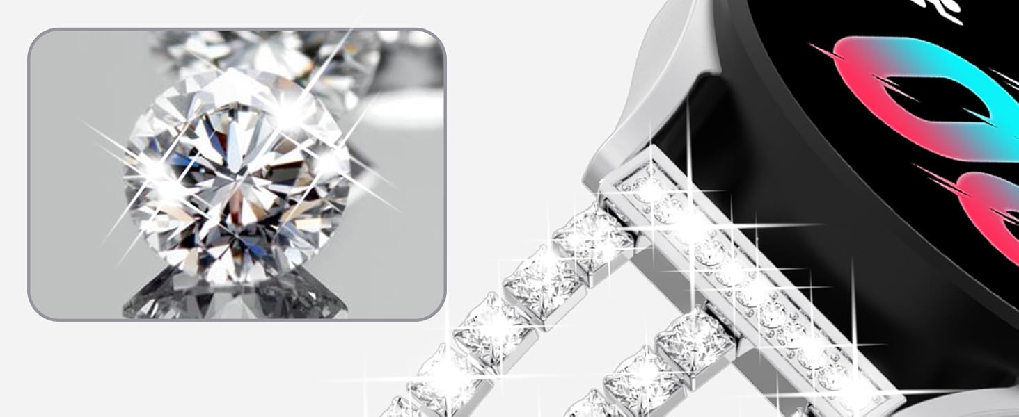 diamond galaxy watch band