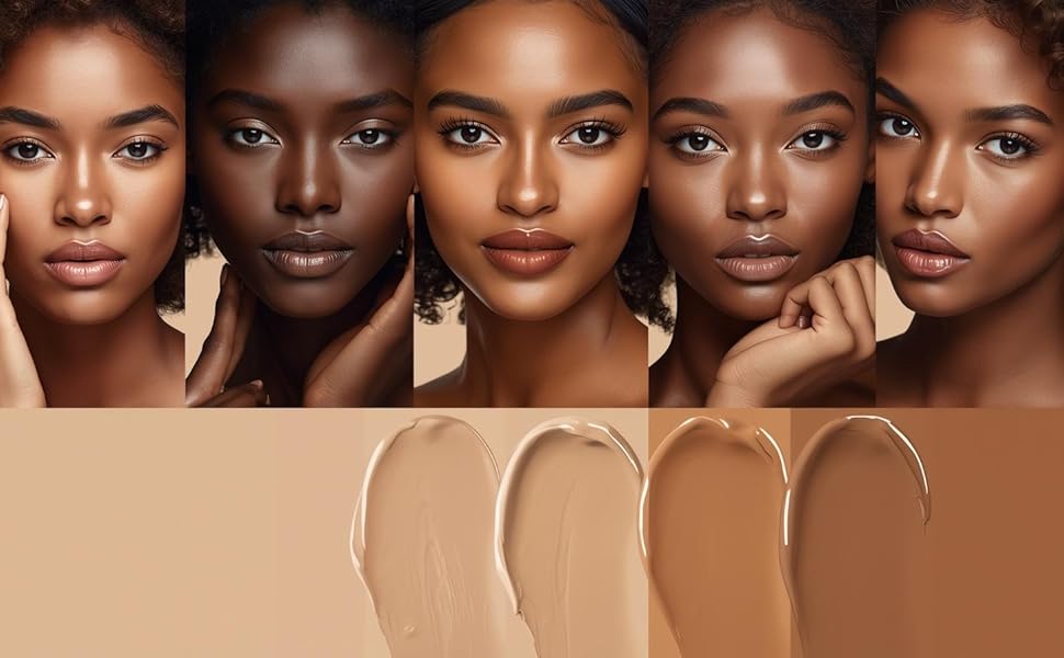 HD high coverage oil free waterproof foundation