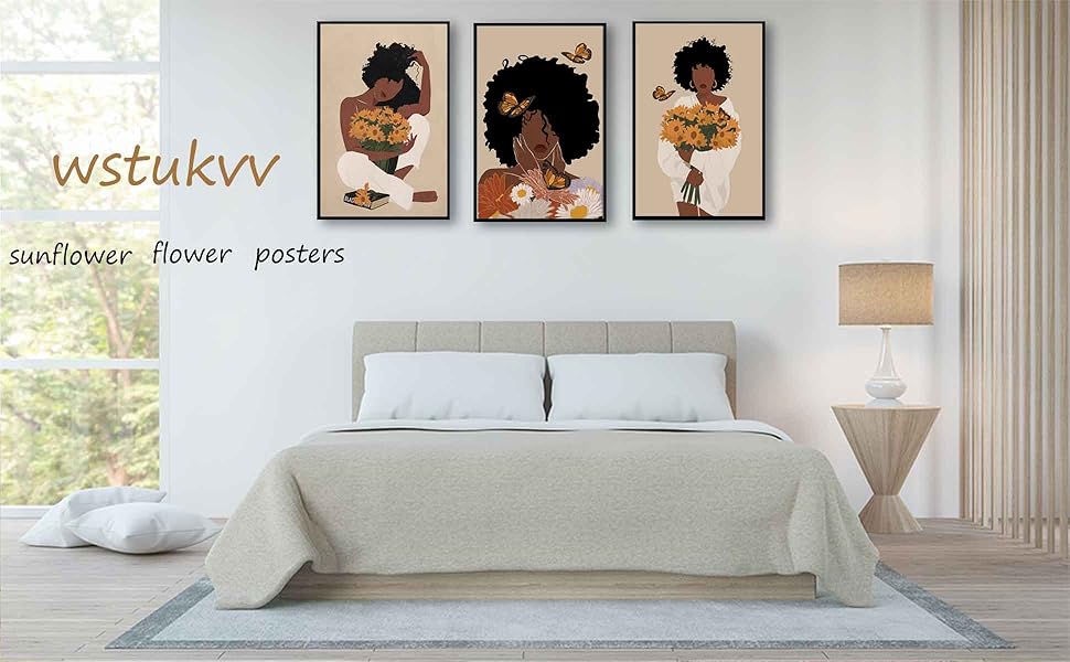 black girl wall art