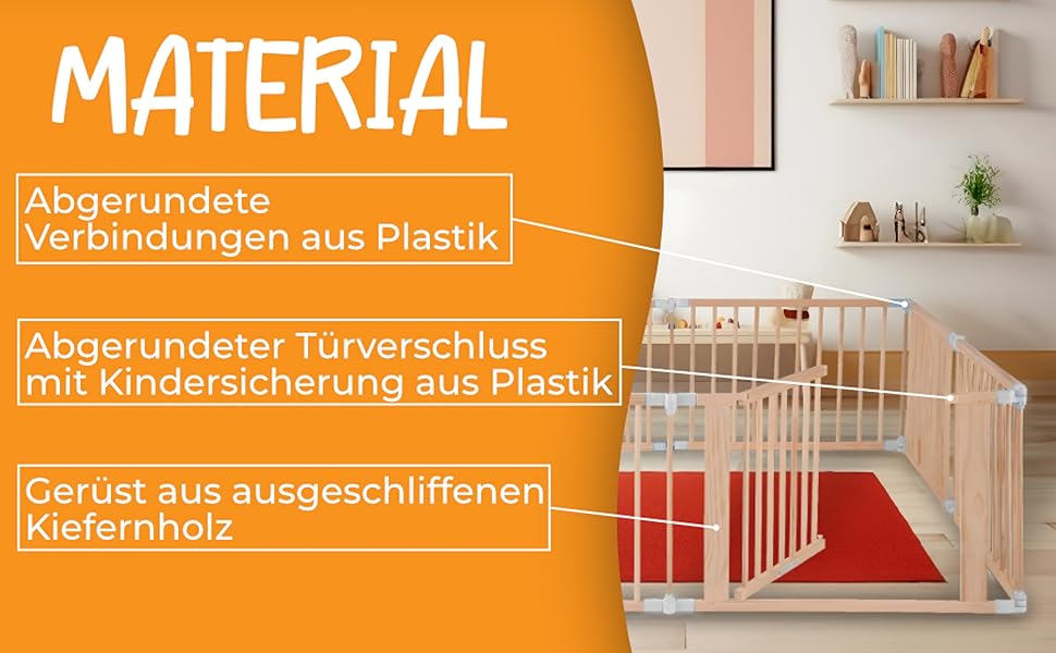 Premium White Baby Child Playpen