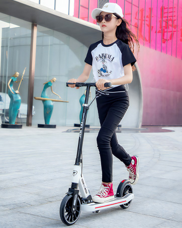 Big Wheels Kick Scooter for Kids Ages 8-12, Teens and Adults