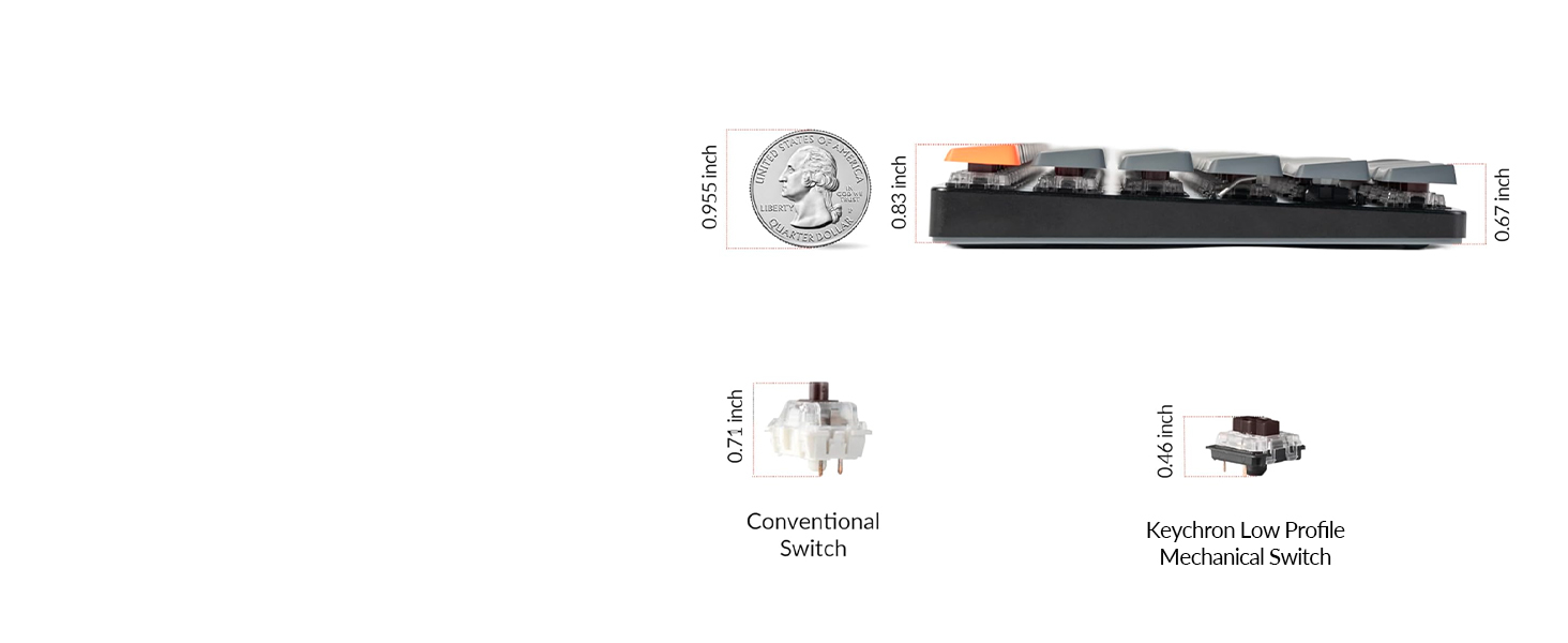 Keychron K3 Ultra-slim Wireless Mechanical Keyboard (Version 2)