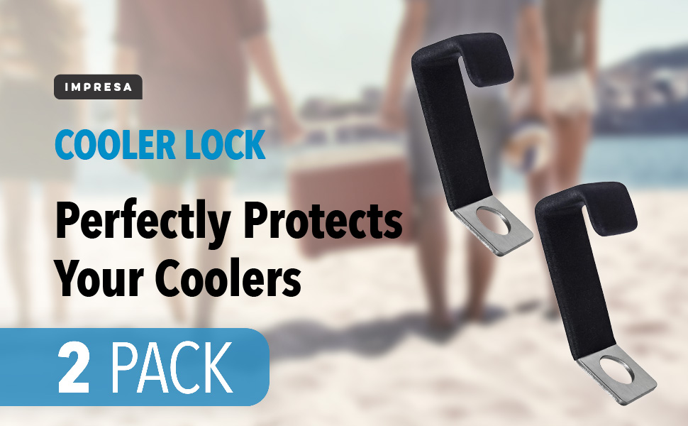 IMPRESA [2 Pack] Cooler Lock Bracket for Yeti and for RTIC