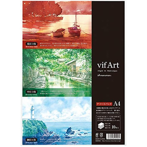 Amazon.co.jp: マルマン スケッチブック ヴィフアール水彩紙 カット判