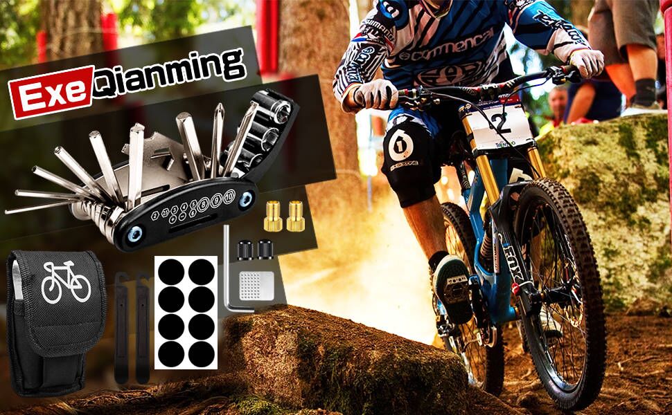 Bike Repair Kit, Bike MultiFunction Maintenance Mini Set, Bike Tire