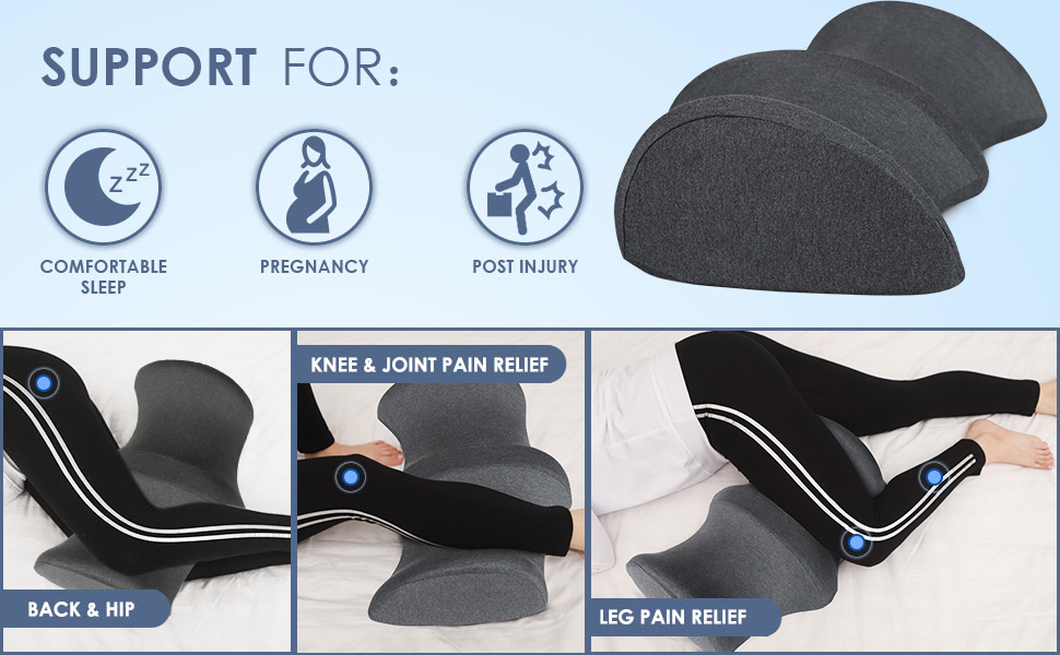 Knee Pillow Ankle and Knee Support Leg Elevation Neck Pain