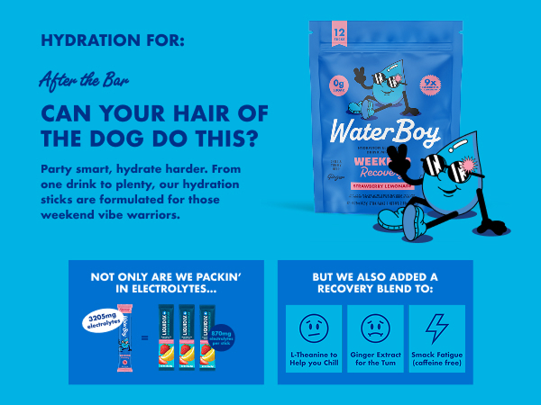 Hydration: Waterboy Weekendere