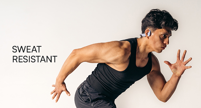 bone conduction headphones, IPX68 Sweat Resistant for sports and running