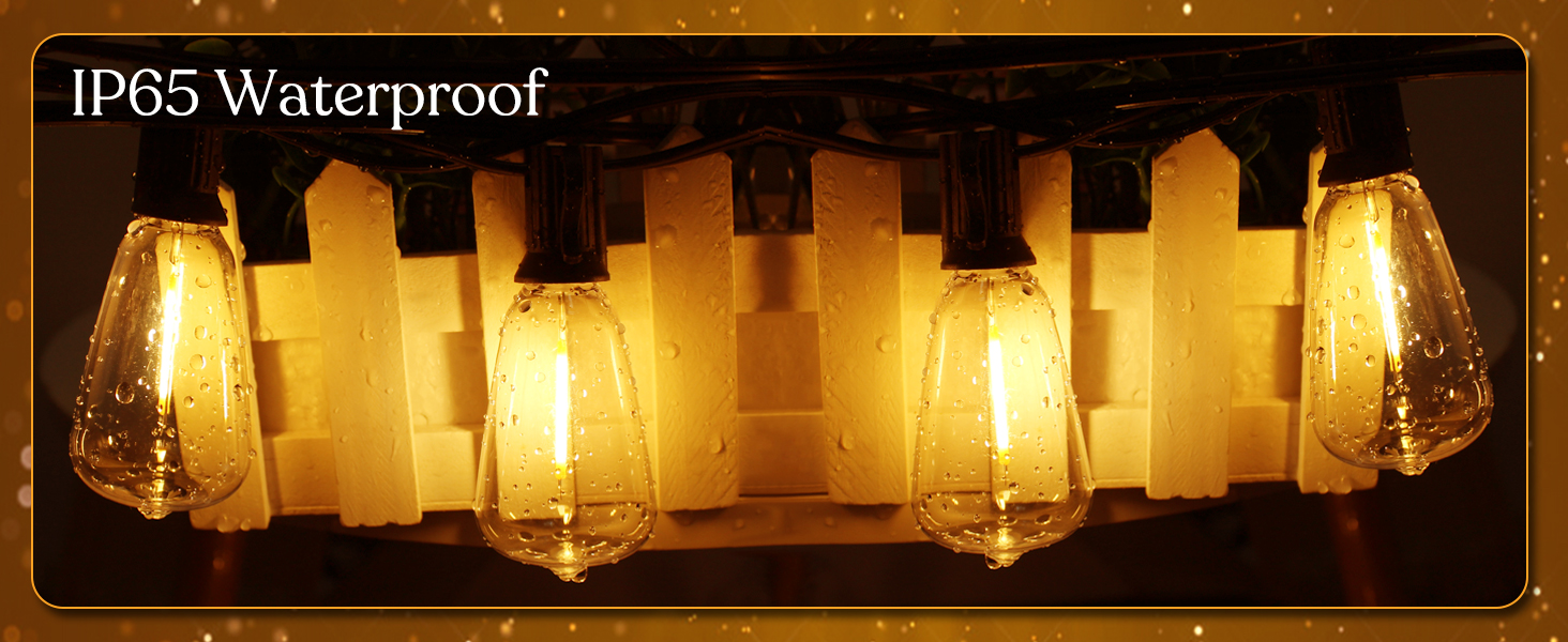 outdoor string lights