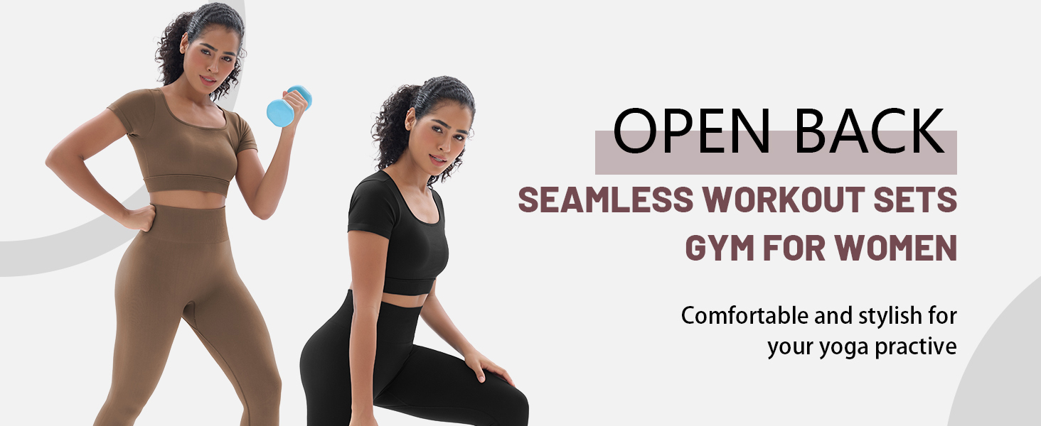 Womens 2 Piece Gym Outfits