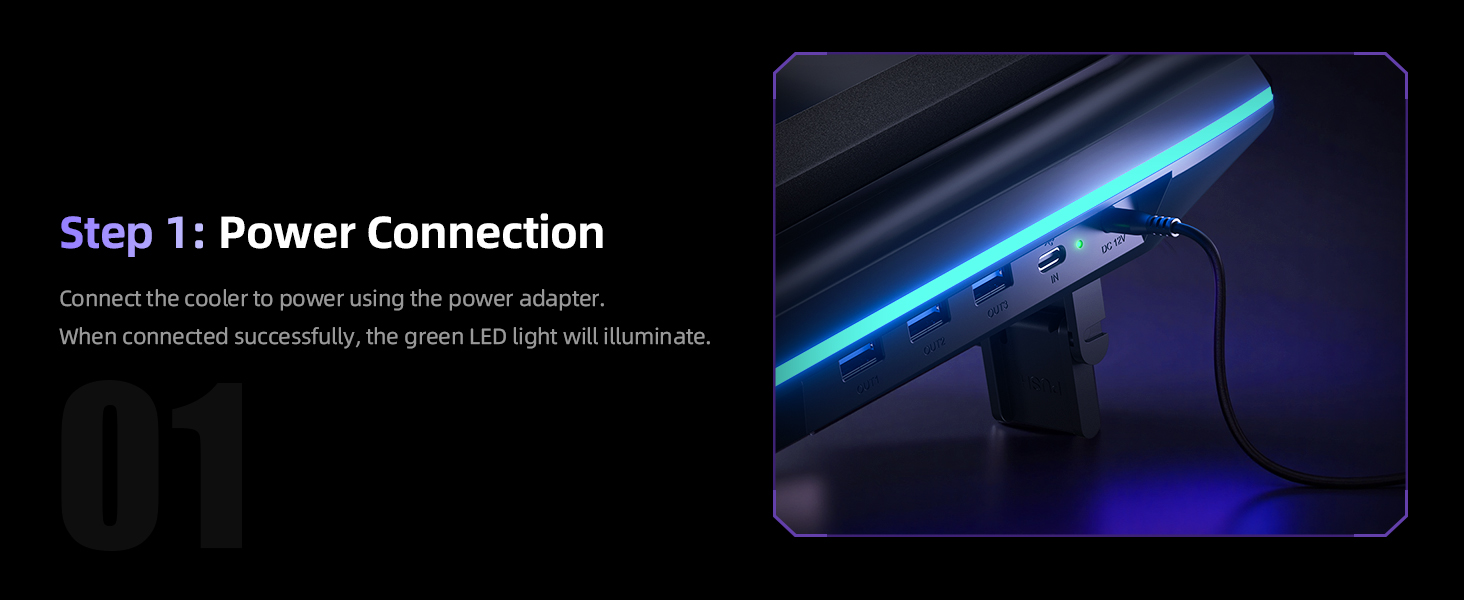 llano V12 Ultra Laptop Cooling Pad